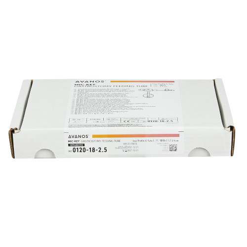 MIC-Key Low Profile Gastrostomy Tube Kit 18 Fr. 2.5 cm Tube Silicone Sterile, 0120-18-2.5, Pack of 1