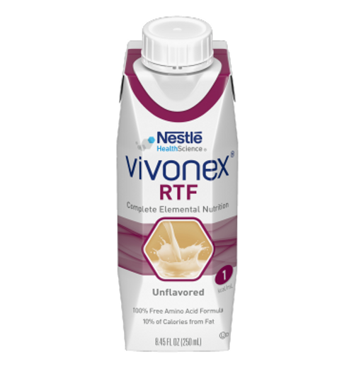 Tube Feeding Formula Vivonex® RTF Unflavored Liquid 250 mL Carton 10043900362509 Case of 24 Vivonex® RTF 461283_CS