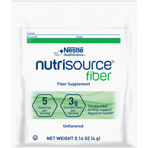 Nutrisource Fiber Oral Supplement Unflavored Powder 4 Gram Individual Packet, 10043900976485, Pack of 1