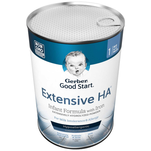Infant Formula Gerber® Good Start® Extensive HA Unflavored 14.1 oz. Can Powder Whey Protein Cow's Milk Allergy 5000048519 Container/1 5000048519 Gerber® Good Start® Extensive HA 979091_CN