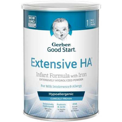 Infant Formula Gerber® Good Start® Extensive HA Unflavored 14.1 oz. Can Powder Whey Protein Cow's Milk Allergy 5000048519 Container/1 5000048519 Gerber® Good Start® Extensive HA 979091_CN