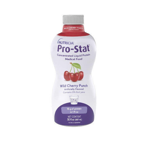 Protein Supplement Pro-Stat Sugar-Free Wild Cherry Punch 30 oz. Bottle Ready to Use 10064 Case/6 10064 MEDICAL NUTRITION INC. 502031_CS