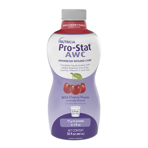 Oral Supplement Pro-Stat® AWC Wild Cherry Punch Flavor Liquid 30 oz. Bottle 78382 Pack of 1 40130 Pro-Stat® AWC 625365_EA