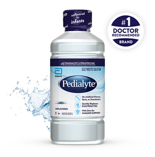 Pediatric Oral Supplement Pedialyte Unflavored 1000 mL Bottle Ready to Use 00336 Case/8 ABBOTT NUTRITION 200307_CS