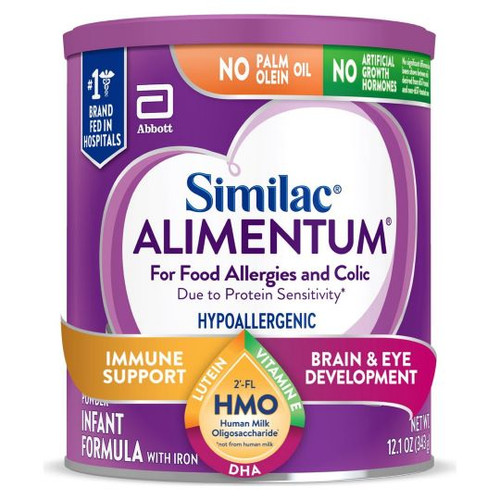 Infant Formula Similac Alimentum 12.1 oz. Can Powder 64715 Case/6 64715 ABBOTT NUTRITION 1008930_CS Infant Formula Similac Alimentum 12.1 oz. Can Powder 64715 Case/6 64715 ABBOTT NUTRITION 1008930_CS