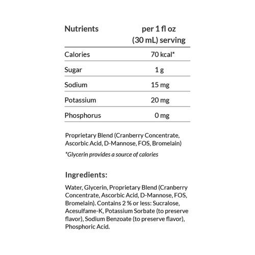 Oral Supplement UTI-Stat Cranberry 1 oz. Individual Packet Ready to Use 60001-U Case/96 60001-U MEDICAL NUTRITION INC. 860996_CS