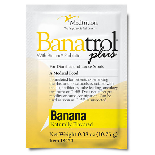 Banatrol Plus Oral Supplement Banana Flavor Powder 11 Gram Individual Packet, 18470, Pack of 1