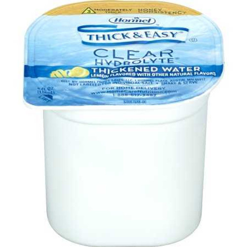 Thickened Water Thick Easy Hydrolyte 4 oz. Portion Cup Lemon Ready to Use Honey 46056 Case/24 46056 HORMEL FOOD SALES LLC 584161_CS Thickened Water Thick Easy Hydrolyte 4 oz. Portion Cup Lemon Ready to Use Honey 46056 Case/24 46056 HORMEL FOOD SALES LLC 584161_CS
