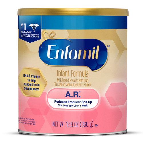 Infant Formula Enfamil A.R. Unflavored 12.9 oz. Can Powder Added Rice Spit Up 020102 Case of 6