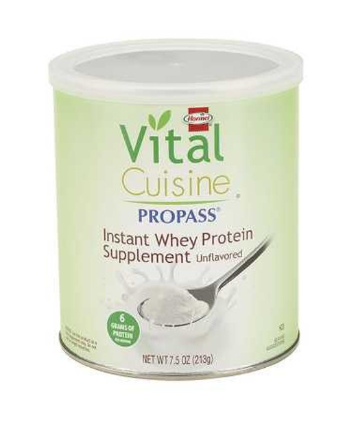 Oral Supplement Hormel Vital Cuisine® PROPASS® Unflavored Powder 7.5 oz. Can 13126 Pack of 1 13126 Hormel Vital Cuisine® PROPASS® 579406_EA