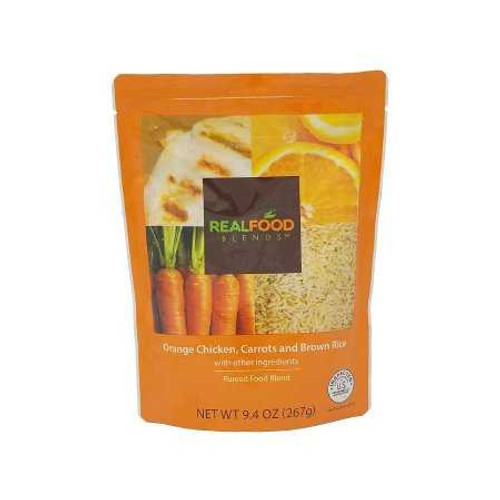 Bolus Feeding Formula Real Food Blends 9.4 oz. Pouch Ready to Use Adult / Child 49746 Case/12 49746 REAL FOOD BLENDS 979850_CS