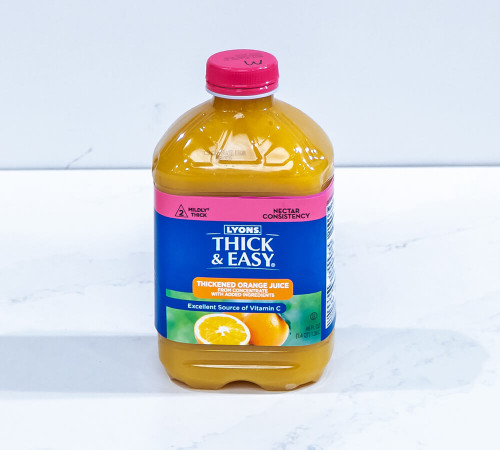 Thickened Beverage Thick Easy 48 oz. Bottle Orange Ready to Use Nectar 42161 Case/6 42161 HORMEL FOOD SALES LLC 797171_CS Thickened Beverage Thick Easy 48 oz. Bottle Orange Ready to Use Nectar 42161 Case/6 42161 HORMEL FOOD SALES LLC 797171_CS