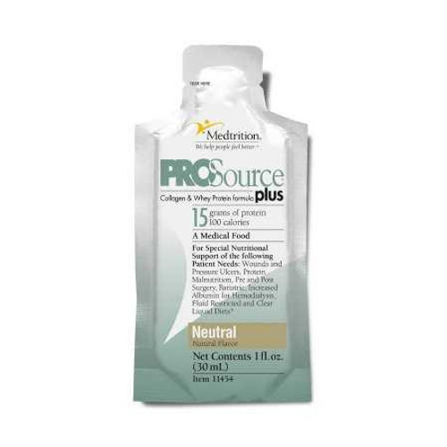 Protein Supplement ProSource Plus Unflavored 1 oz. Bottle Concentrate 11454 Case/100 NATIONAL NUTRITION 577357_CS