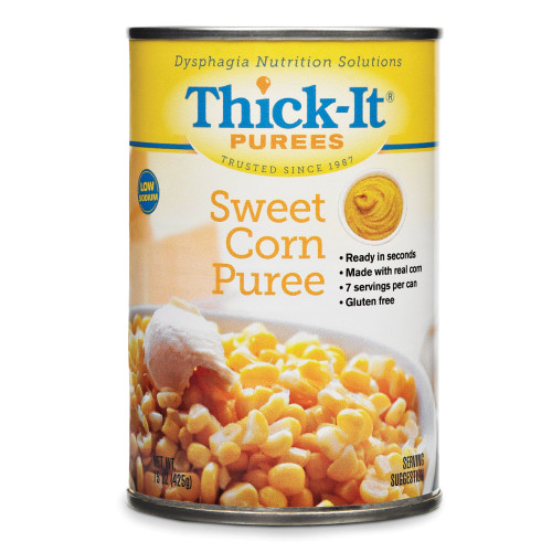 Thickened Food Thick-It 15 oz. Can Sweet Corn Flavor Puree IDDSI Level 4 Extremely Thick/Pureed H304-F8800 Pack of 1