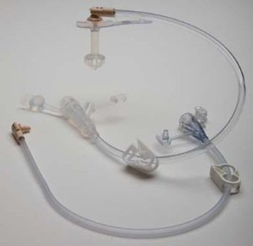 Mini ONE Straight Connector with Bolus Adapter 24 Inch, Purple, 8-2411, Box of 10