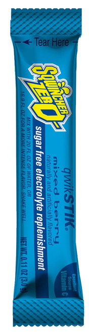 Oral Electrolyte Solution Sqwincher® Quik Stik® Zero Mixed Berry Flavor 0.11 oz. Electrolyte 159060101 Pack of 50 X355-M2600 Sqwincher® Quik Stik® Zero 1057739_PK Oral Electrolyte Solution Sqwincher® Quik Stik® Zero Mixed Berry Flavor 0.11 oz. Electrolyte 159060101 Pack of 50 X355-M2600 Sqwincher® Quik Stik® Zero 1057739_PK