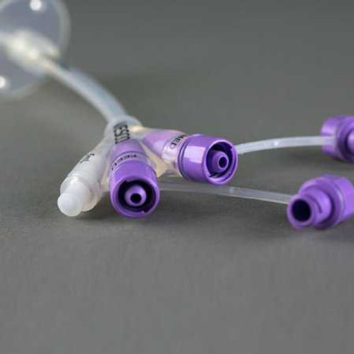 Gastrostomy Feeding Tube Vesco Medical 18 Fr. Silicone 218 Case/5 218 VESCO MEDICAL LLC 1012163_CS