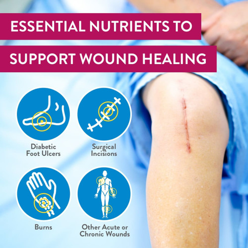 Juven Nutrition Powder, Wound Care and Immune System Support, Arginine and Glutamine, Unflavored, 0.81 oz. per Individual Packet, 30 Packets