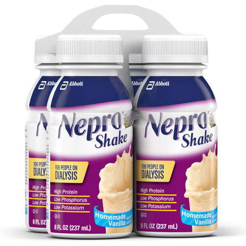 Nepro with Carbsteady Oral Supplement Homemade Vanilla Flavor Liquid 8 oz. Bottle, 63176, Case of 4