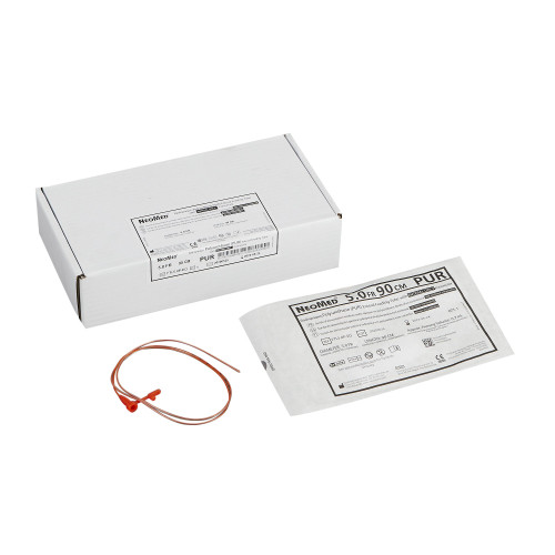 NeoMed Nasogastric Feeding Tube 5 Fr. 90 cm Tube Polyurethane Sterile, FTL5.0P-EO, Pack of 1