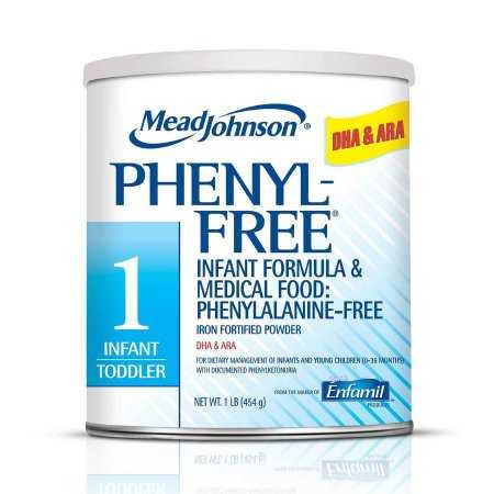 Infant Formula Phenyl-Free® 1 Unflavored 1 lb. Can Powder Iron Phenylketonuria (PKU) 892601 Case of 6 892601 Phenyl-Free® 1 687046_CS
