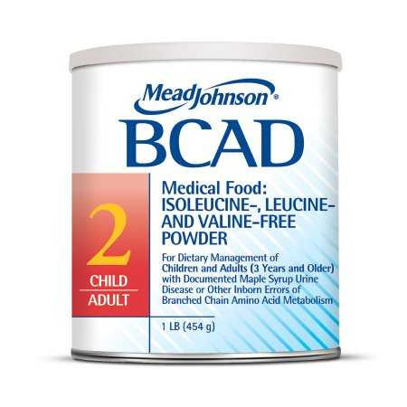 MSUD Oral Supplement BCAD 2 Vanilla 1 lb. Can Powder 891501 Each/1 891501 MEAD JOHNSON 773610_EA