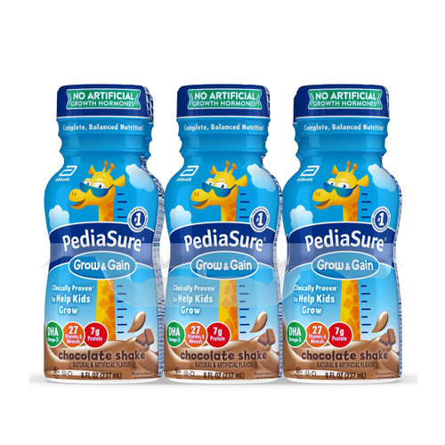 Pediatric Oral Supplement PediaSure Grow Gain Chocolate Flavor 8 oz. Bottle Ready to Use 58058 Pack/6 58058 ABBOTT NUTRITION 649265_PK