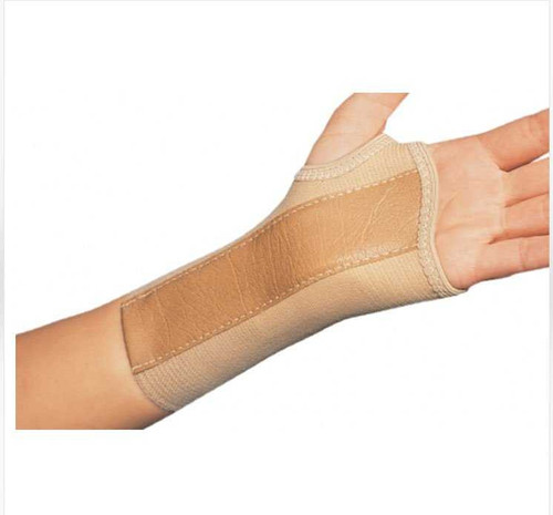 Wrist Splint PROCARE Elastic Right Hand Beige X-Large 79-87078 Each/1 79-87078 DJ ORTHOPEDICS LLC 381025_EA Wrist Splint PROCARE Elastic Right Hand Beige X-Large 79-87078 Each/1 79-87078 DJ ORTHOPEDICS LLC 381025_EA