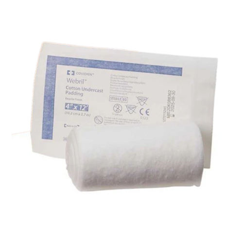 Cast Padding Undercast Webril 4 Inch x 4 Yard Cotton Sterile 2502- Pack of 1