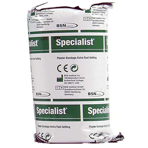 Plaster Bandage Specialist 4 Inch X 15 Foot Plaster White 7367 Case/72 7367 BEIERSDORF/JOBST, INC 4789_CS