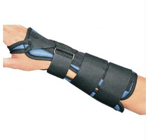 Wrist Brace ProCare® Aluminum / Foam / Tricot Left Hand Black Large 79-87437 Pack of 1 79-87437 ProCare® 380707_EA