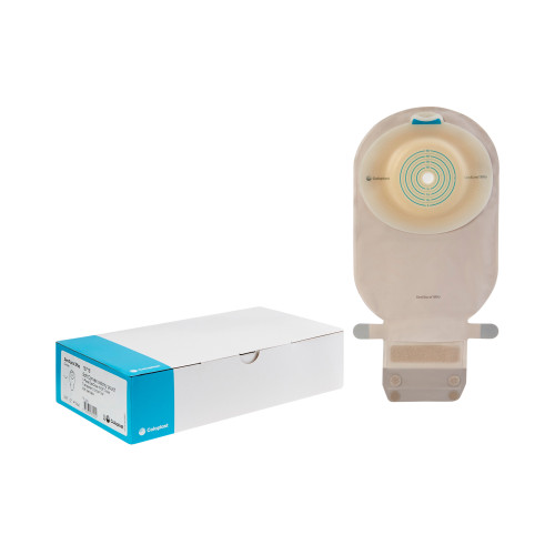 Ostomy Pouch SenSura Mio Convex One-Piece System 11 Inch Length, Maxi Soft Convex, Trim to Fit 3/8 to 2 Inch Stoma Drainable 16716 Box of 10