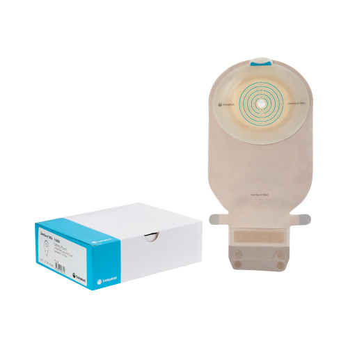 Ostomy Pouch SenSura Mio One-Piece System 11 Inch Length, Maxi Flat, Trim to Fit 3/8 to 2-1/8 Inch Stoma Drainable 10489 Box of 10