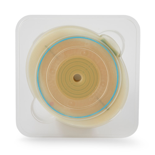 Ostomy Barrier SenSura Mio Flex Trim to Fit, Extended Wear Elastic Adhesive 50 mm Flange Red Code System 3/8 to 1-7/8 Inch Opening 10561 Box of 5