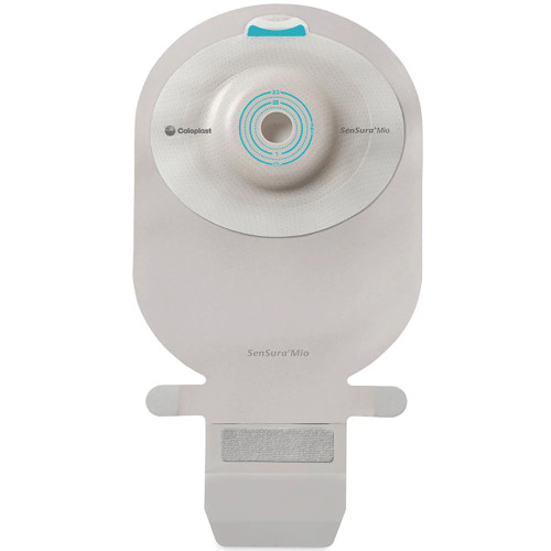 Ostomy Pouch SenSura Mio Convex One-Piece System 11 Inch Length, Maxi Deep Convex, Pre-Cut 13/16 Inch Stoma Drainable 16770 Box of 10