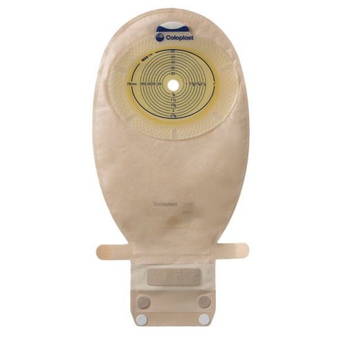 Ostomy Pouch SenSura Xpro One-Piece System 11-1/2 Inch Length, Maxi Flat, Pre-Cut 1 Inch Stoma Drainable 15991 Box of 10