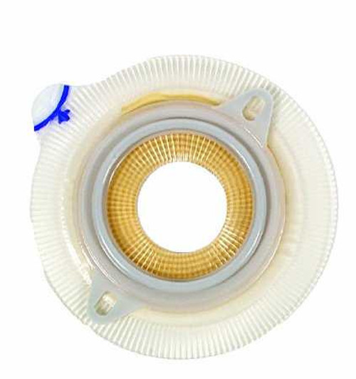 Ostomy Barrier Assura®2 Trim to Fit, Extended Wear Silicone Based Adhesive 60 mm Flange Blue Code System Synthetic Resin 3/8 to 2-1/4 Inch Opening 2833 Pack of 1 2833 Assura®2 457945_EA