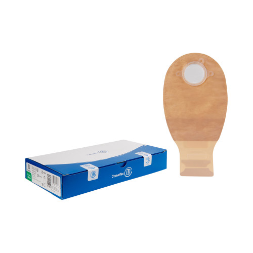 Ostomy Pouch Natura + Two-Piece System 12 Inch Length Drainable 416416 Box of 10