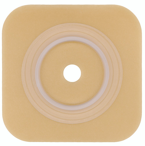 Ostomy Barrier Sur-Fit Natura Trim to Fit, Extended Wear Durahesive Without Tape 70 mm Flange Sur-Fit Natura System Hydrocolloid 1-7/8 to 2-1/2 Inch Opening 5 x 5 Inch 413157 Box of 10