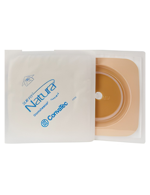 Colostomy Barrier Sur-Fit Natura Cut-to-Fit Standard Wear Stomahesive Tan Tape 2-3/4 Inch Flange Sur-Fit Natura Hydrocolloid 1-7/8 to 2-1/2 Inch Stoma 125266 Each/1 125266 CONVA TEC 325403_EA