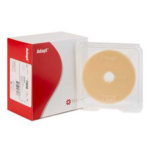 Colostomy Barrier SoftFlex Pre-Cut Standard Wear Without Tape Universal Size Flange Not Coded Hydrocolloid 1-3/16 Inch Stoma 7806 Box/10 7806 HOLLISTER, INC. 329119_BX