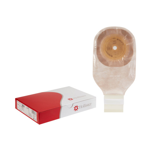 Ostomy Pouch Premier One-Piece System 12 Inch Length Flat, Trim to Fit Up to 2-1/2 Inch Stoma Drainable 8031 Box of 10