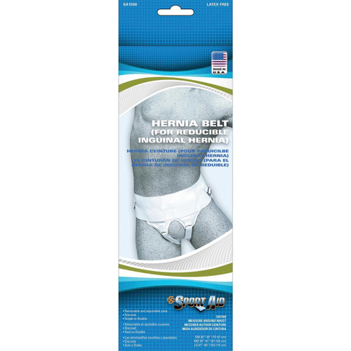 Hernia Belt Sport-Aid Small SA1500 WHI SM Each/1 SA1500 WHI SM SCOTT SPECIALTIES, INC. 697367_EA