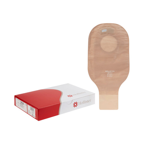 Colostomy Pouch New Image Two-Piece System 12 Inch Length Drainable 18143 Box of 10
