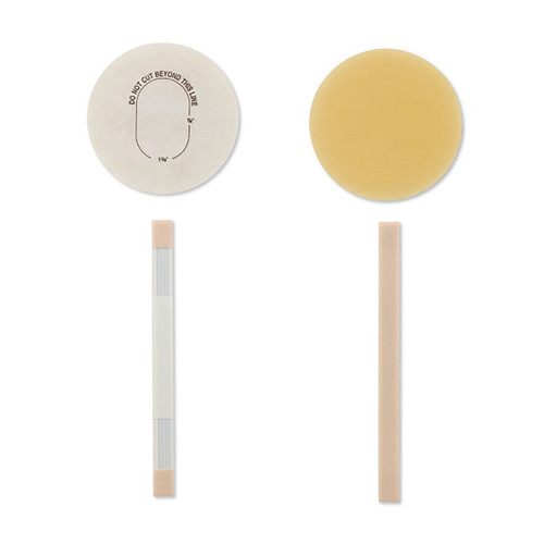 Ostomy Pouch Pouchkins™ Newborn One-Piece System 6 Inch Length Flat, Trim To Fit 7/8 to 1-3/8 Inch Stoma Drainable 3778 Box of 15 3778 Pouchkins™ Newborn 341446_BX
