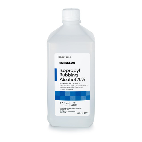 McKesson Brand Antiseptic Isopropyl Alcohol Topical Liquid 32 oz. Bottle, 23-D0024, Pack of 1