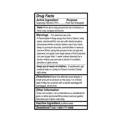McKesson Brand Antiseptic Isopropyl Alcohol Topical Liquid 32 oz. Bottle, 23-D0024, Case of 12