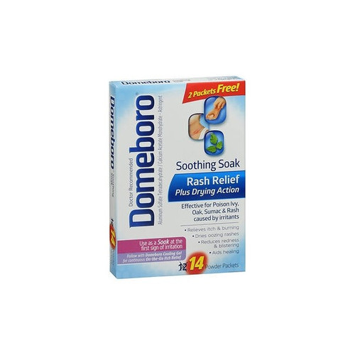 Domeboro Rash Relief Itch Relief 952 mg - 1347 mg Strength Powder 2.2 Grams Individual Packet Pack of 1
