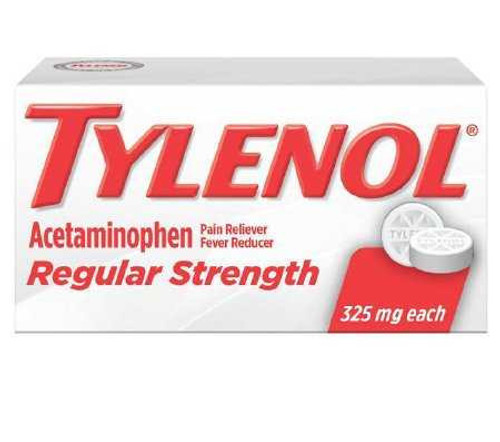 Pain Relief Tylenol 325 mg Strength Tablet 100 per Bottle 1343722 Box/100 1343722 US PHARMACEUTICAL DIVISION/MCK 249047_BX