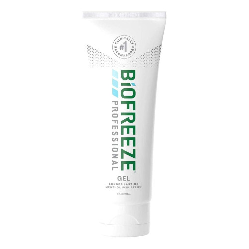 Biofreeze Professional Pain Relief Gel, Menthol 5% Strength, 4 oz., 12 Tubes per Box, 12 Boxes per Case, Case of 144